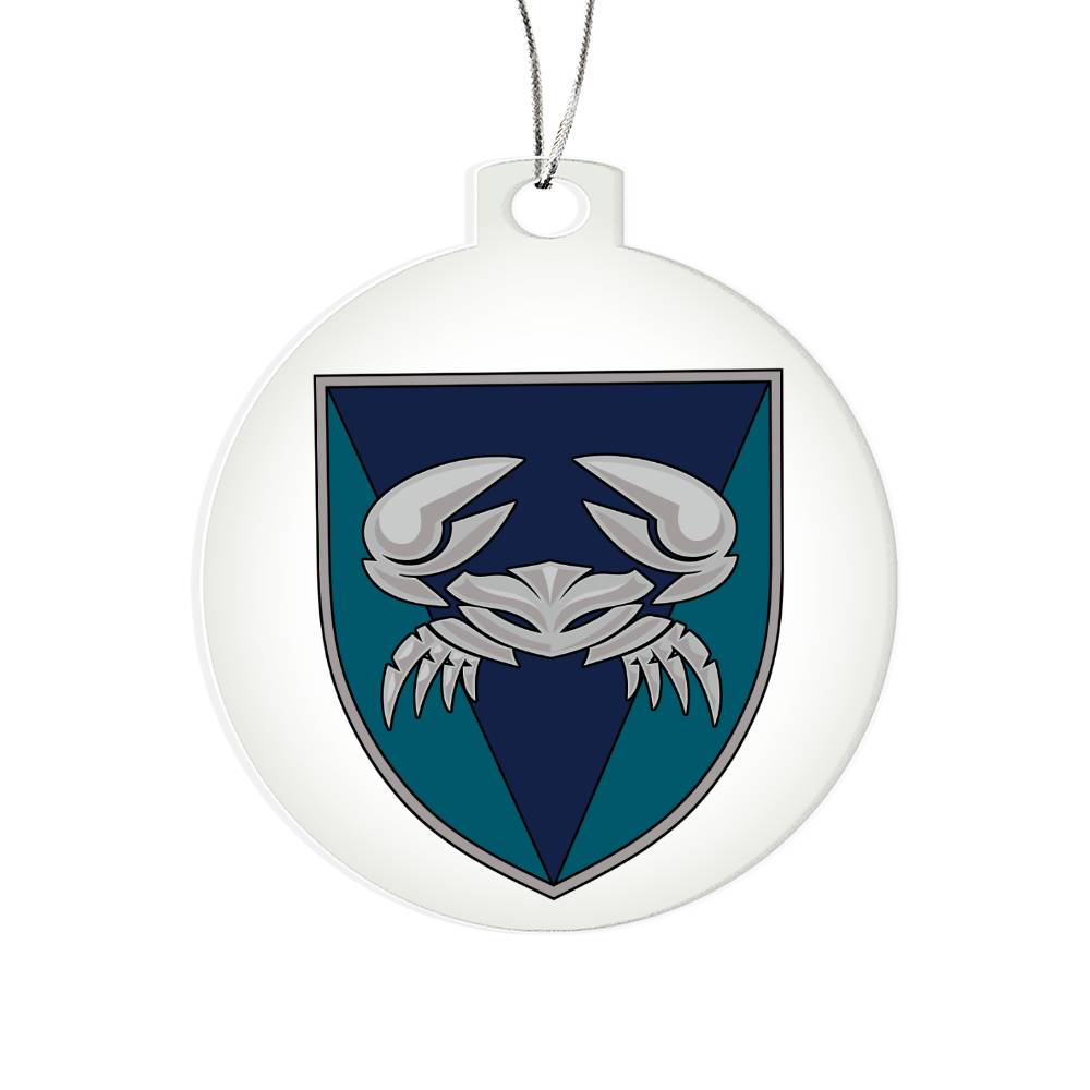 34th Coastal Defence Brigade (Ukraine) - Acrylic Ornament