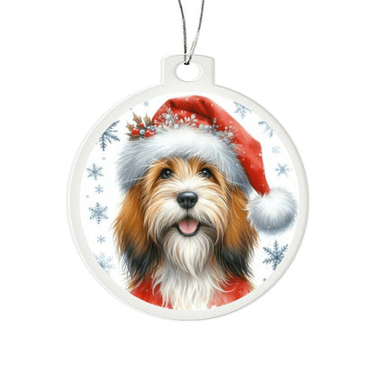 Christmas Dog - Petit Basset Griffon Vendeen - Acrylic Ornament