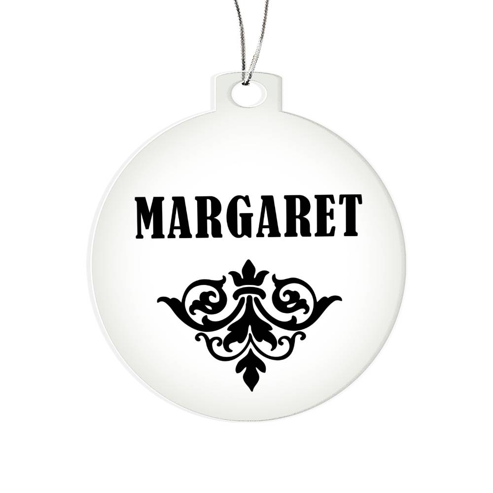 Margaret v01 - Acrylic Ornament