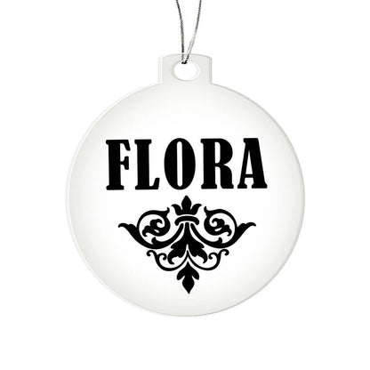 Flora v01 - Acrylic Ornament