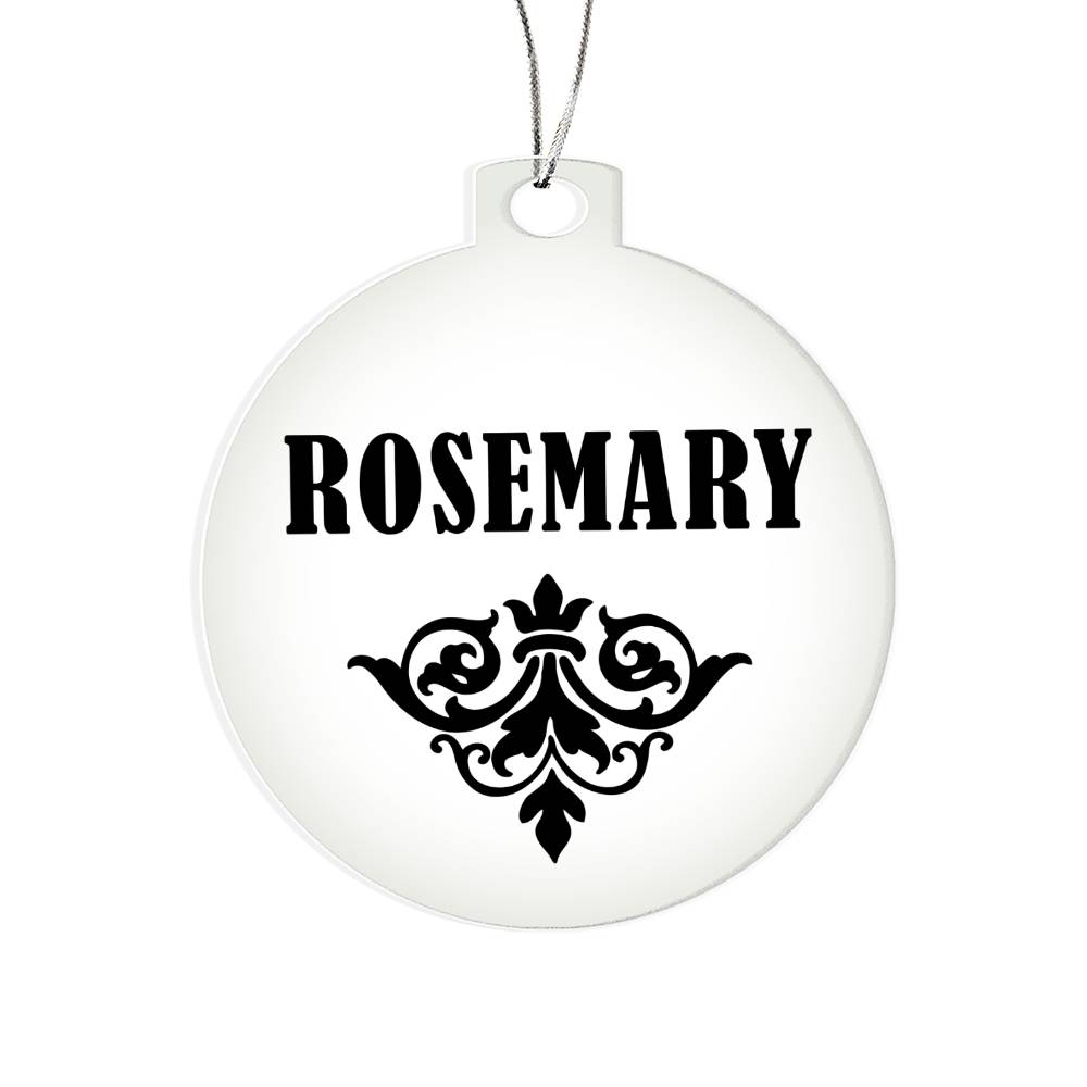 Rosemary v01 - Acrylic Ornament