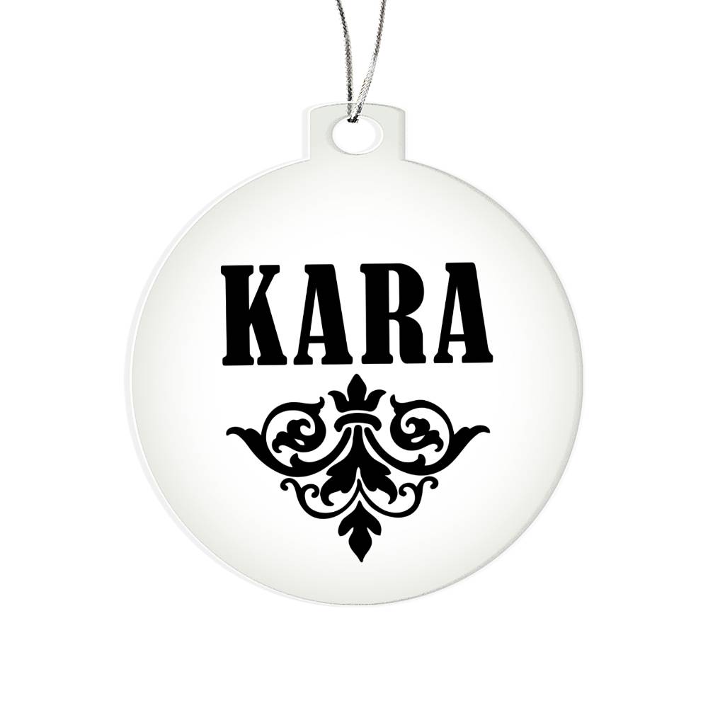 Kara v01 - Acrylic Ornament