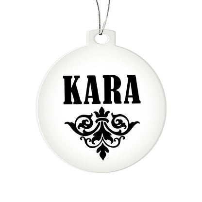 Kara v01 - Acrylic Ornament