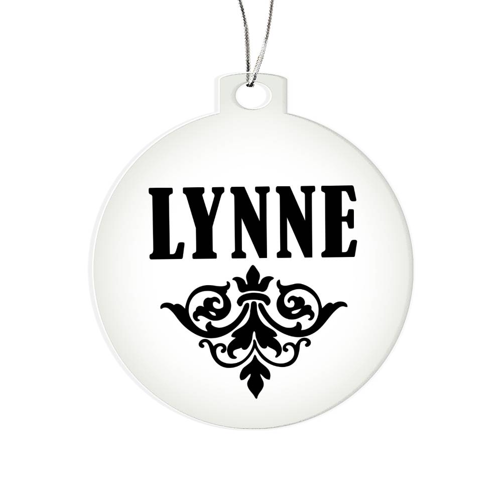 Lynne v01 - Acrylic Ornament