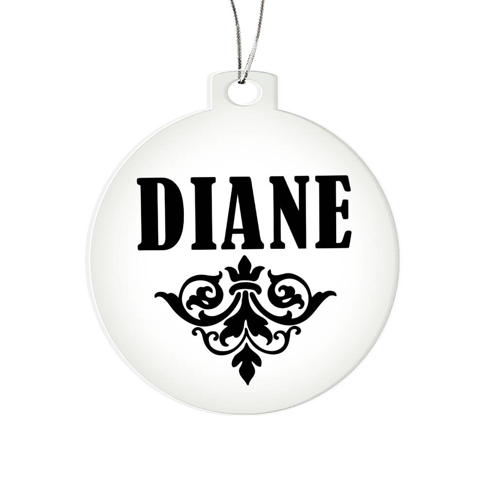 Diane v01 - Acrylic Ornament