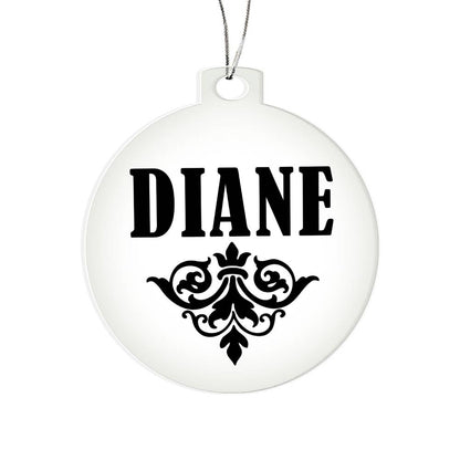 Diane v01 - Acrylic Ornament
