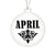 April v01 - Acrylic Ornament
