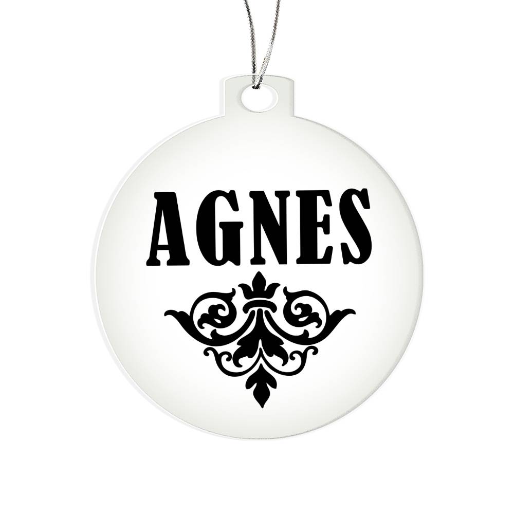Agnes v01 - Acrylic Ornament
