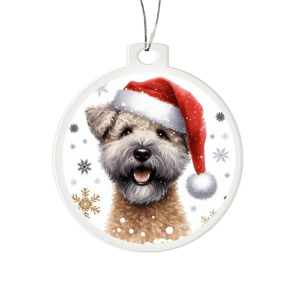 Christmas Dog - Pumi - Acrylic Ornament