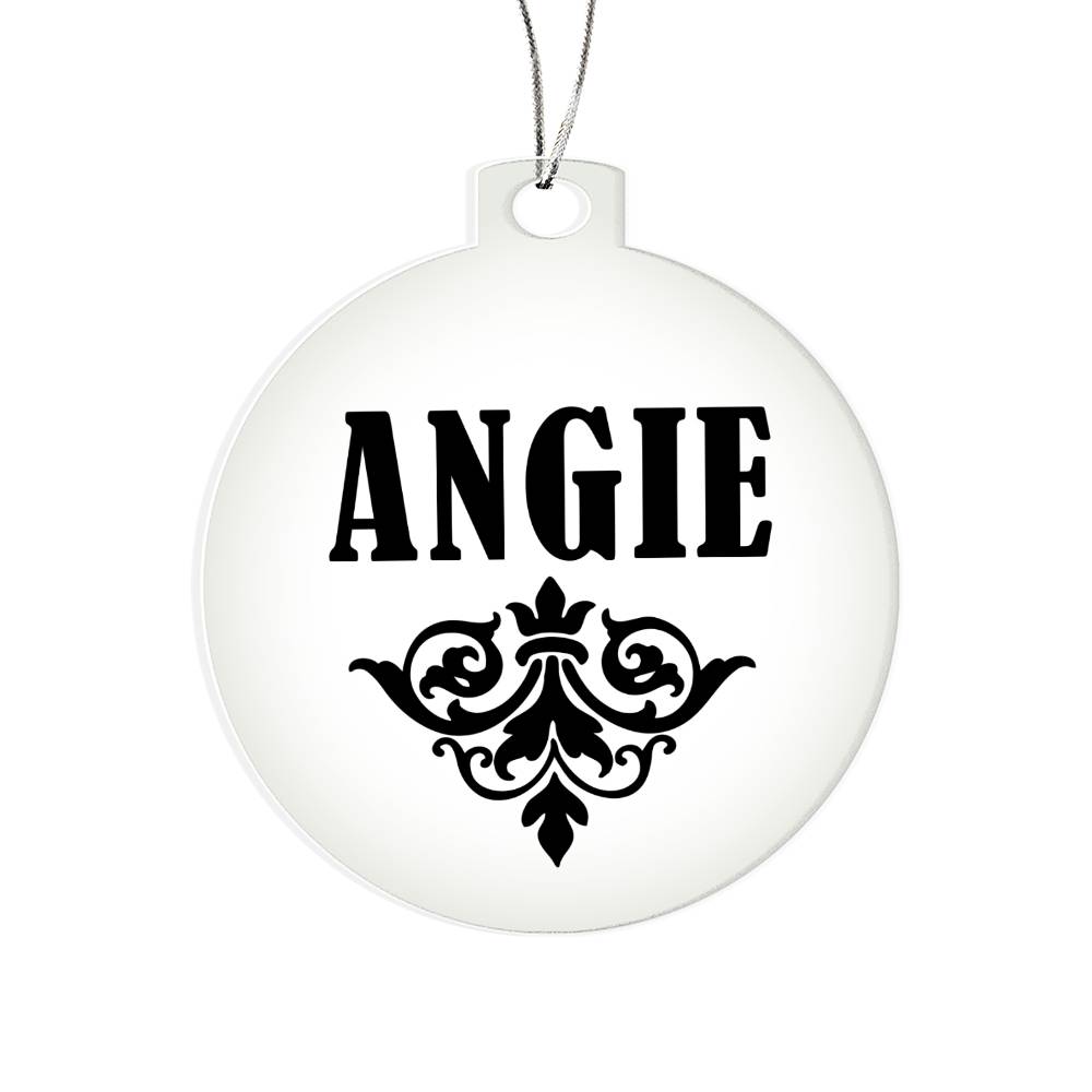 Angie v01 - Acrylic Ornament