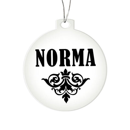 Norma v01 - Acrylic Ornament
