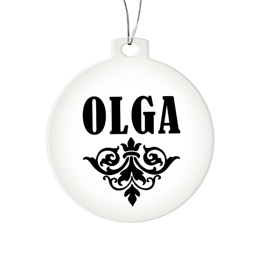 Olga v01 - Acrylic Ornament