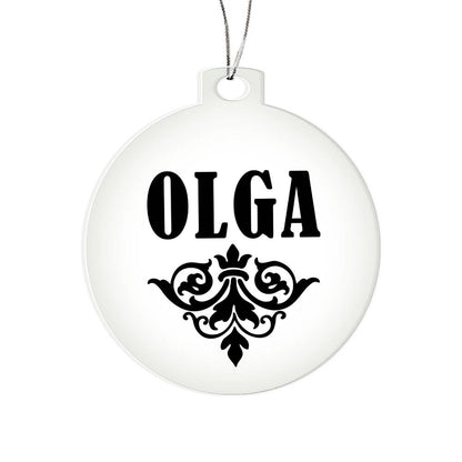 Olga v01 - Acrylic Ornament