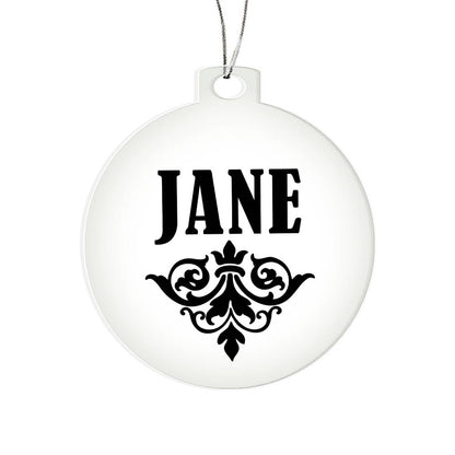 Jane v01 - Acrylic Ornament