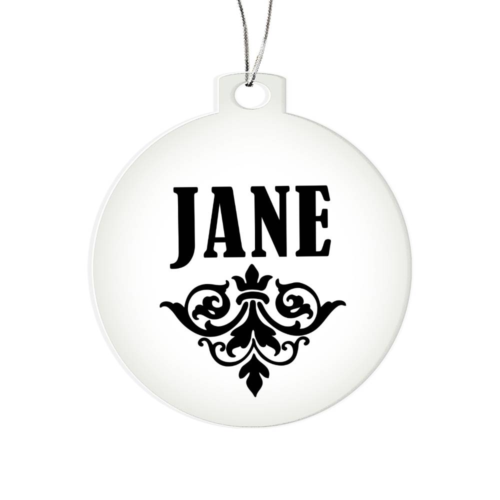 Jane v01 - Acrylic Ornament