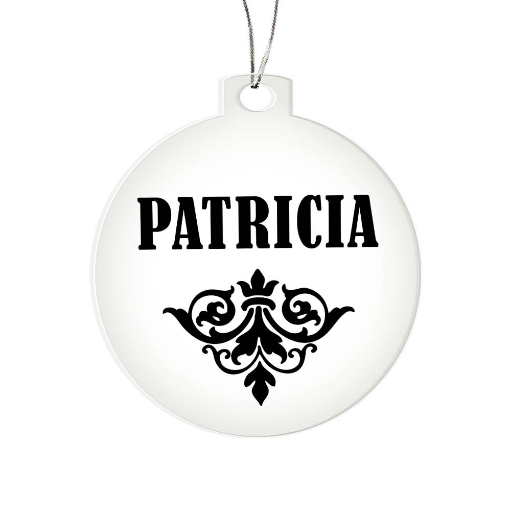 Patricia v01 - Acrylic Ornament