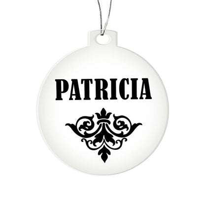 Patricia v01 - Acrylic Ornament