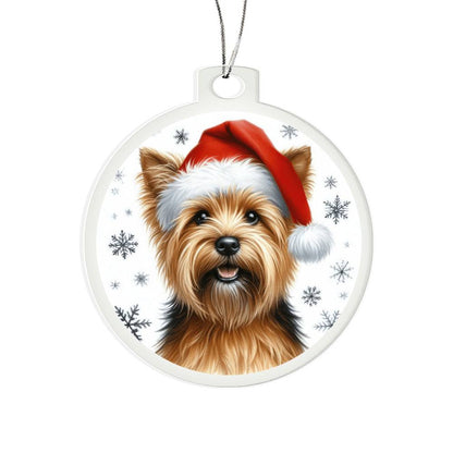 Christmas Dog - Norfolk Terrier - Acrylic Ornament