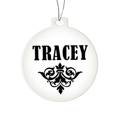 Tracey v01 - Acrylic Ornament