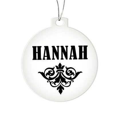 Hannah v01 - Acrylic Ornament