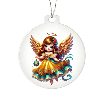 Cute Christmas Angel 023 - Acrylic Ornament