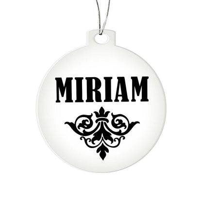 Miriam v01 - Acrylic Ornament