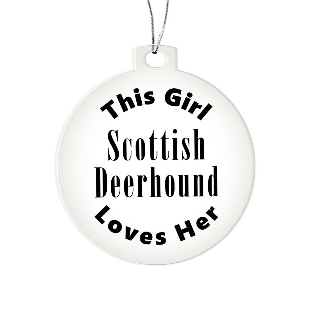 Scottish Deerhound - Acrylic Ornament