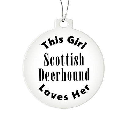 Scottish Deerhound - Acrylic Ornament