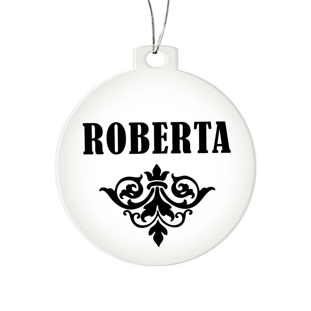 Roberta v01 - Acrylic Ornament