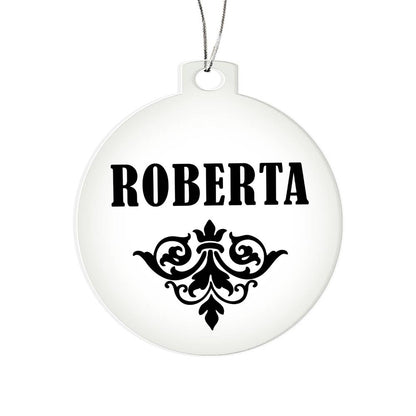 Roberta v01 - Acrylic Ornament