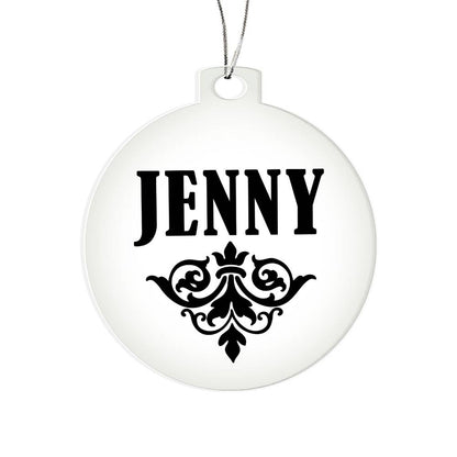 Jenny v01 - Acrylic Ornament