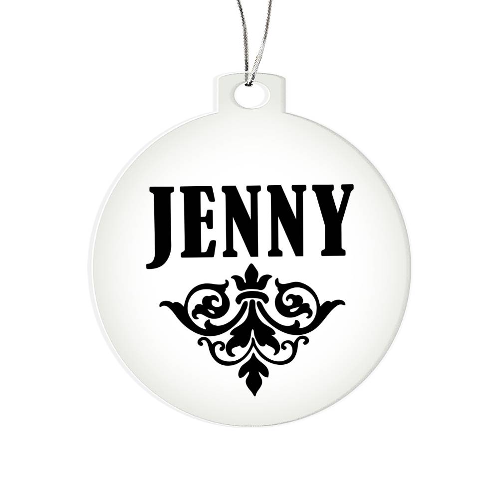 Jenny v01 - Acrylic Ornament