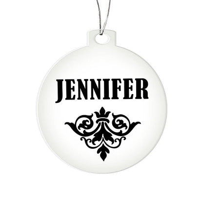 Jennifer v01 - Acrylic Ornament