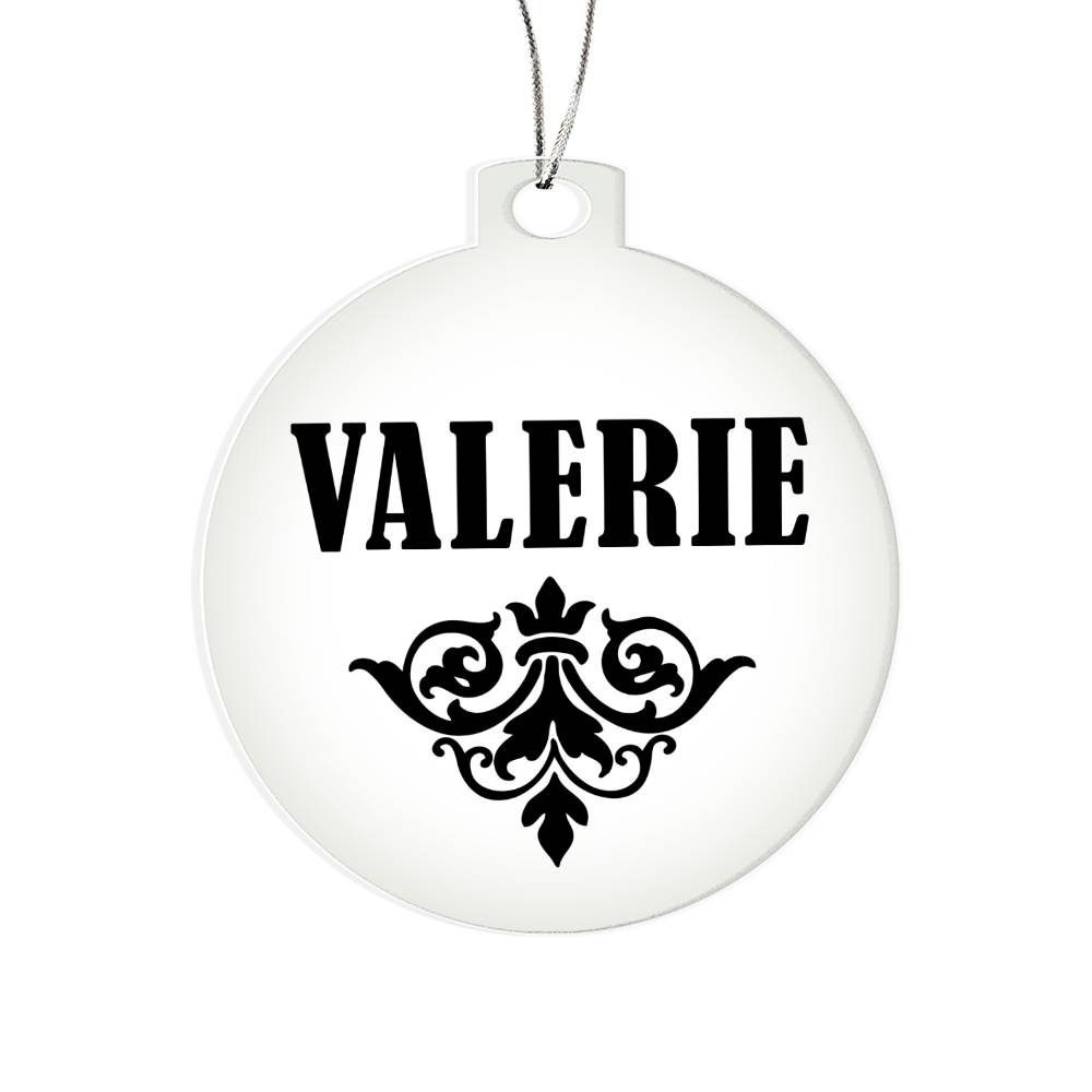 Valerie v01 - Acrylic Ornament