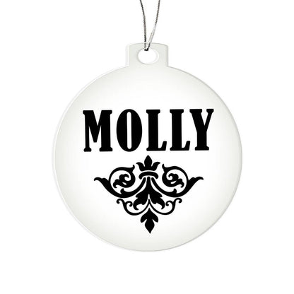 Molly v01 - Acrylic Ornament