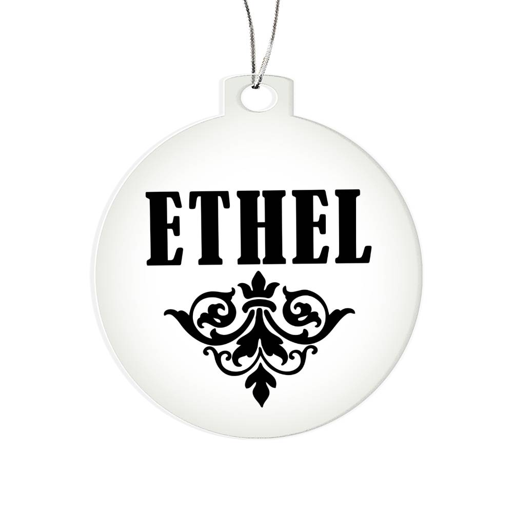 Ethel v01 - Acrylic Ornament