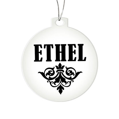 Ethel v01 - Acrylic Ornament