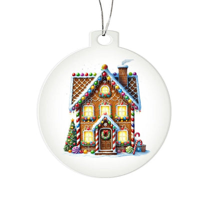 Christmas Gingerbread House 021 - Acrylic Ornament