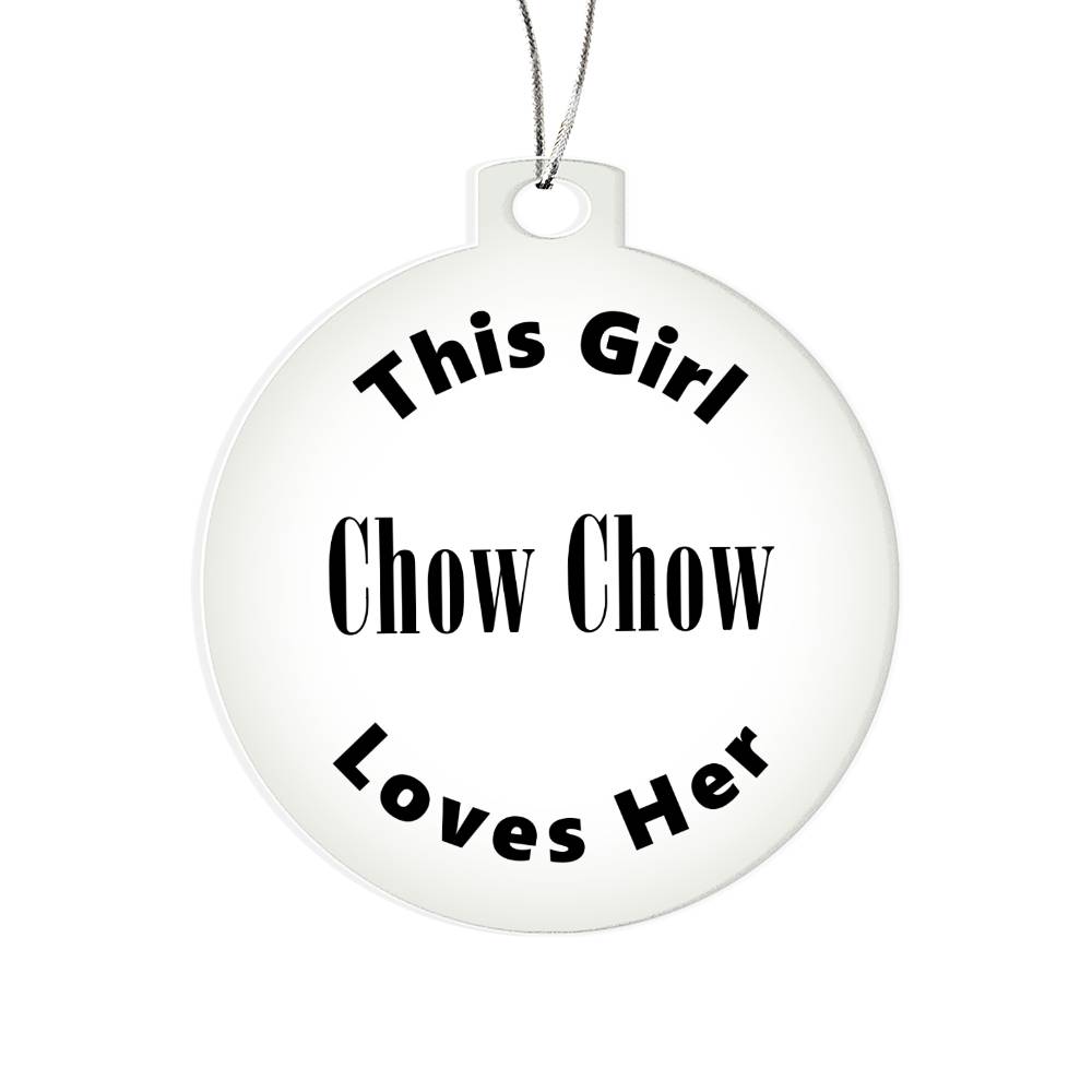 Chow Chow - Acrylic Ornament