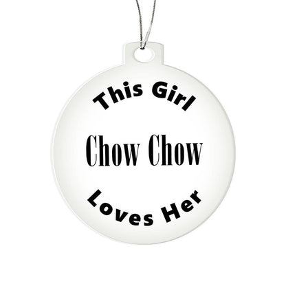 Chow Chow - Acrylic Ornament