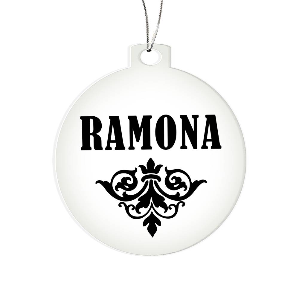 Ramona v01 - Acrylic Ornament