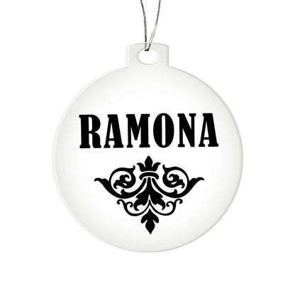 Ramona v01 - Acrylic Ornament
