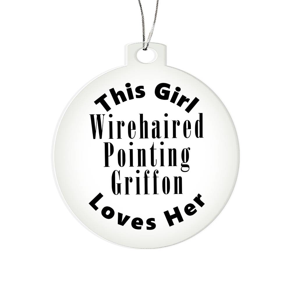 Wirehaired Pointing Griffon - Acrylic Ornament
