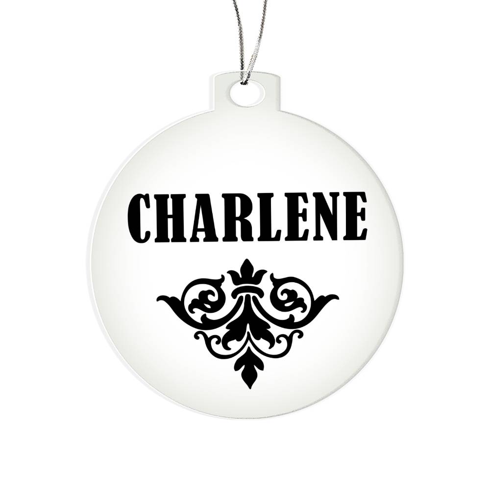 Charlene v01 - Acrylic Ornament