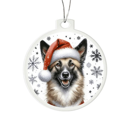 Christmas Dog - Mudi - Acrylic Ornament
