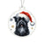 Christmas Dog - Black Russian Terrier - Acrylic Ornament