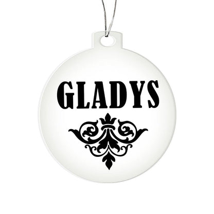 Gladys v01 - Acrylic Ornament