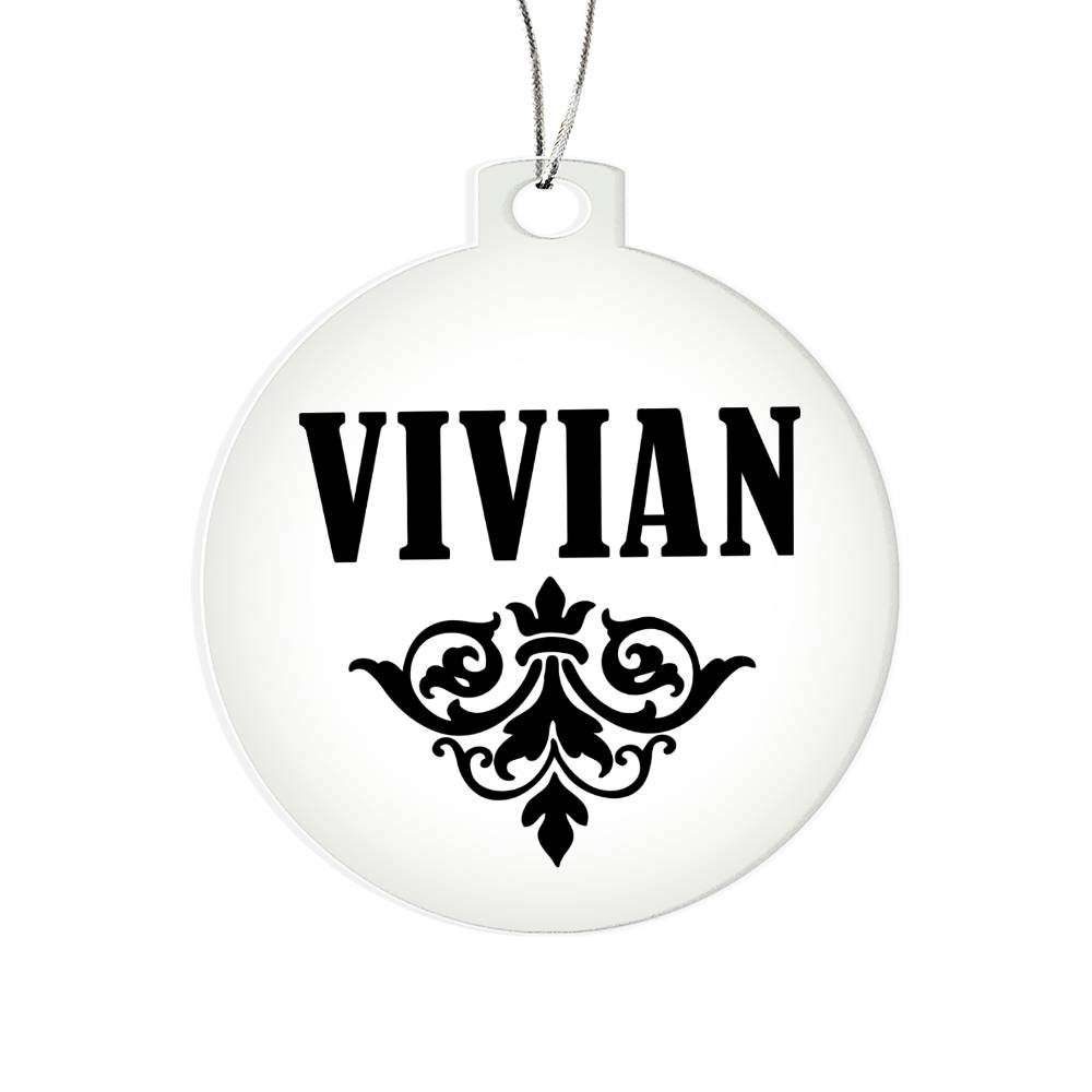 Vivian v01 - Acrylic Ornament