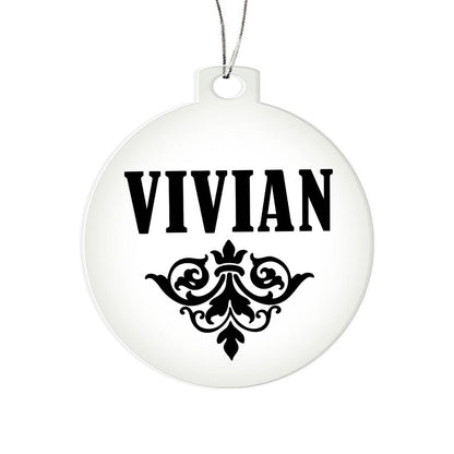 Vivian v01 - Acrylic Ornament