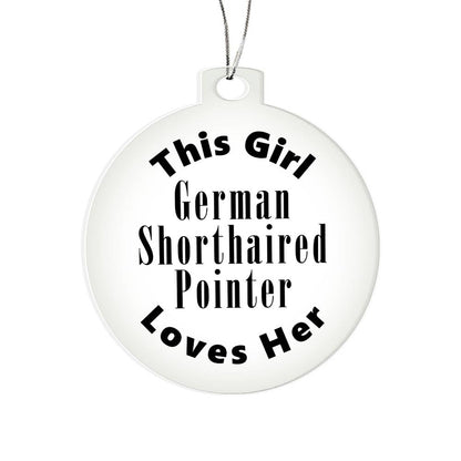 German Shorthaired Pointer - Acrylic Ornament